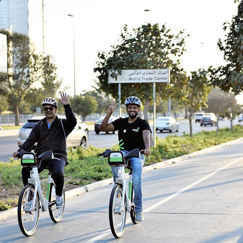 Cyacle - Corniche Plaza Bike station